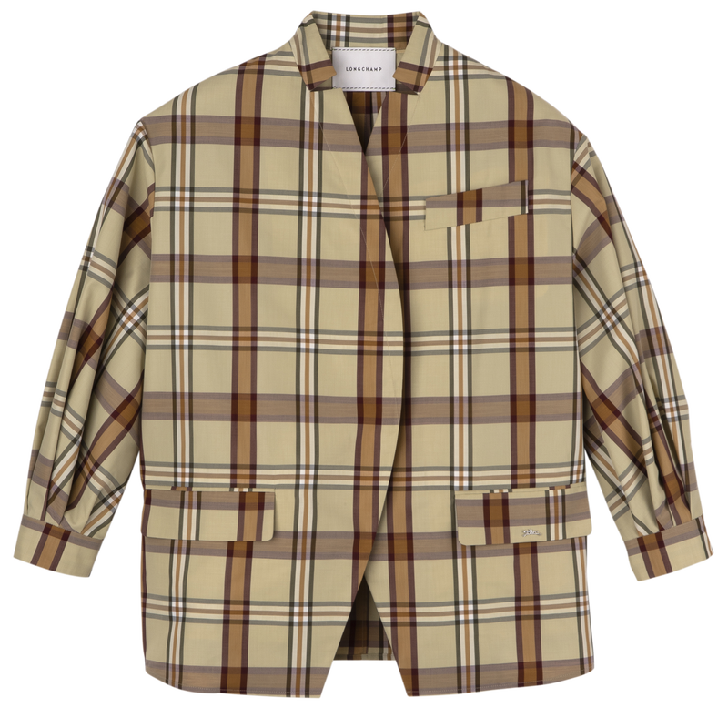 Kimono jacket , Pistachio - Techno taffeta  - View 1 of  5