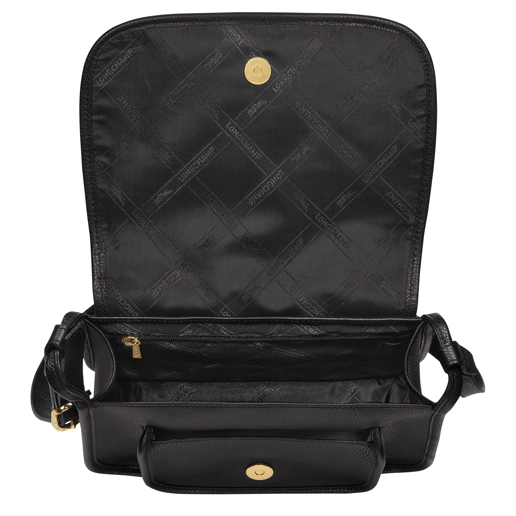 Le Foulonné Crossbody bag S, Black