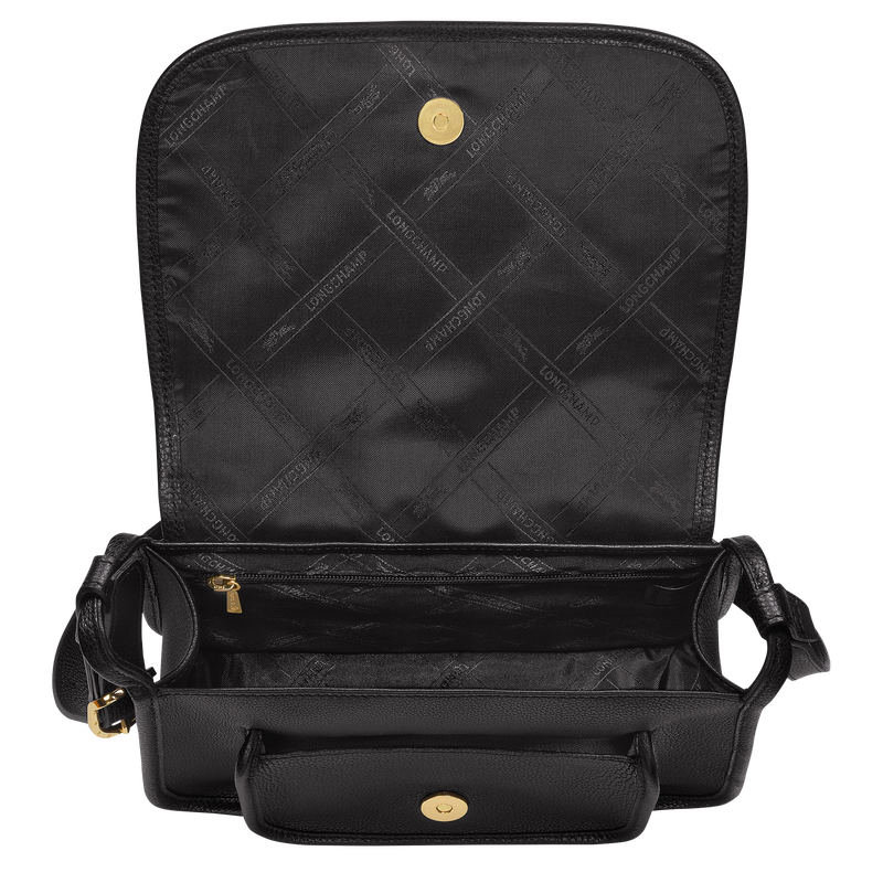 Le Foulonné M Crossbody bag , Black - Leather  - View 5 of  5