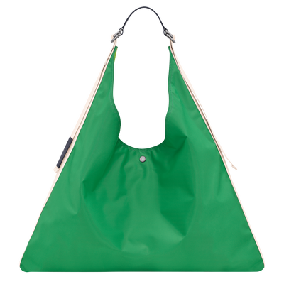 Sac port&eacute; &eacute;paule XL Re-Play , Toile - Vert/Vert Lumi&egrave;re