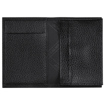 Le Foulonn&eacute; Porta Carte,  Nero