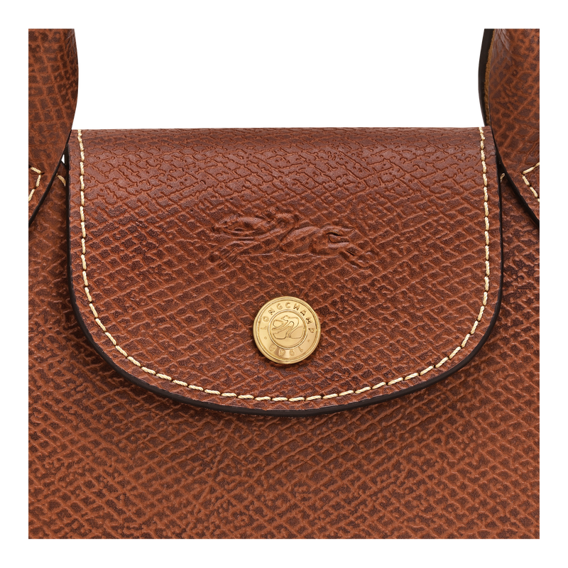 &Eacute;pure XS Tote bag , Brown - Leather  - View 5 of  5