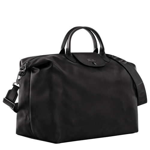 Le Pliage Xtra S Travel bag , Black - Leather - View 3 of 6