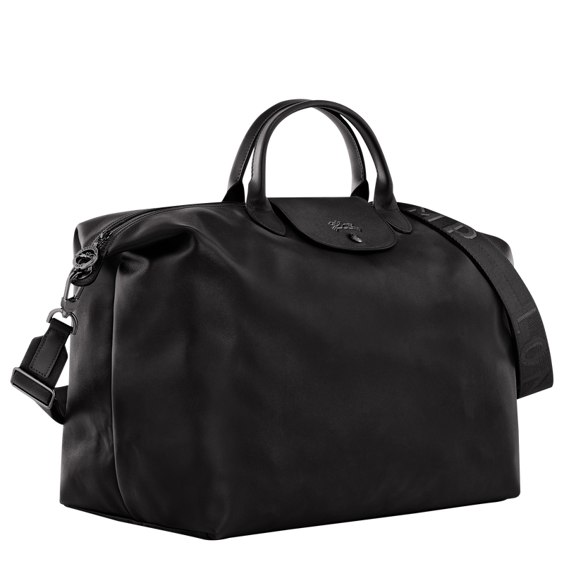 Le Pliage Xtra S Travel bag , Black - Leather  - View 3 of  6