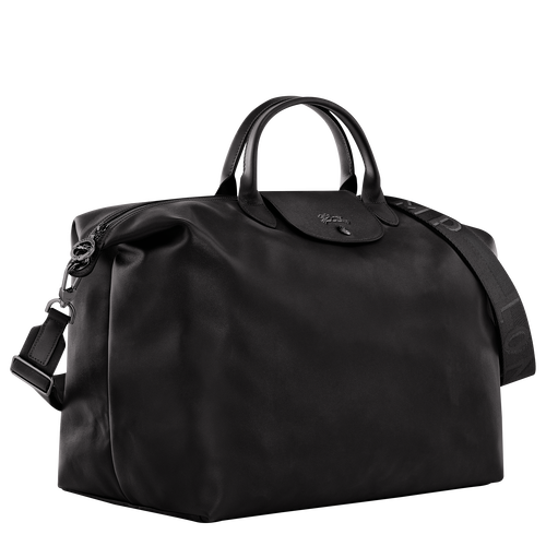 Le Pliage Xtra S Travel bag , Black - Leather - View 3 of 6