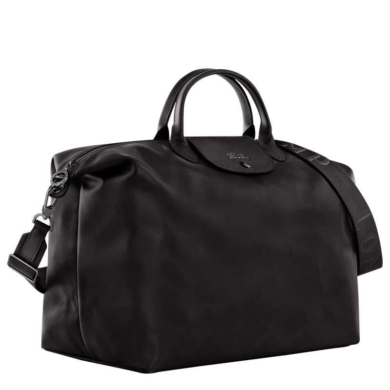 Le Pliage Xtra S Travel bag , Black - Leather  - View 3 of 6