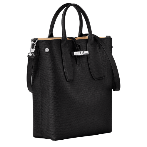 Le Roseau M Crossbody bag , Black - Leather - View 3 of  7