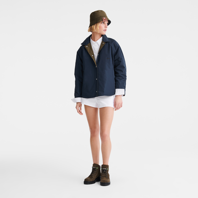 null Gewatteerde blouson, Marine/Artisjok