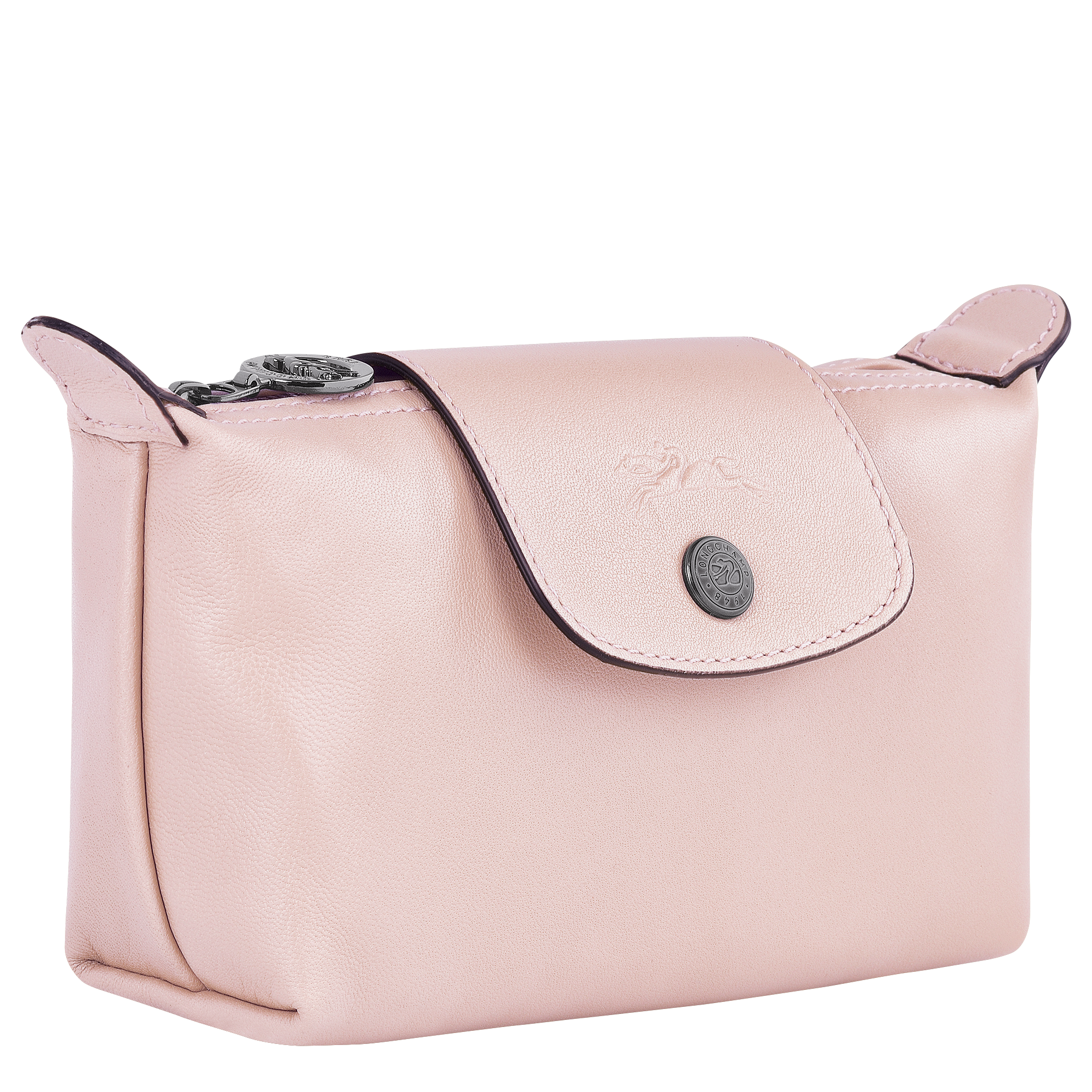 Pochette Le Pliage Cuir Rosa pallido (34174757P53) | Longchamp IT