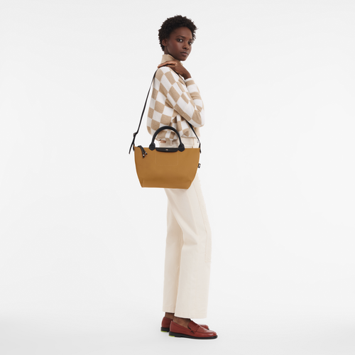 Le Pliage Energy S Handbag , Tobacco - Recycled canvas - View 2 of 6