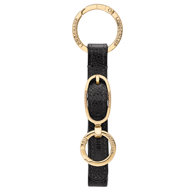 Schl&uuml;sselanh&auml;nger Le Foulonn&eacute; , Leder - Schwarz