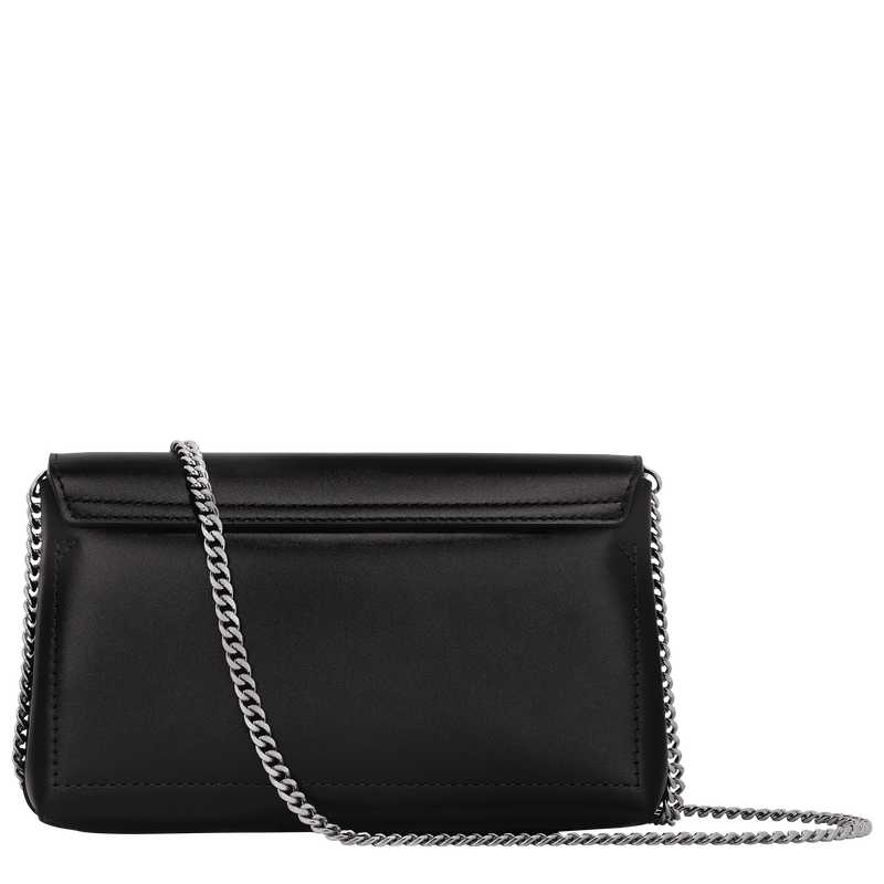 Le Roseau Clutch , Black - Leather  - View 4 of  6