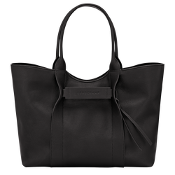 Longchamp 3D L Shoulder bag , Black - Leather