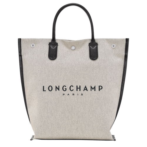 新品 ロンシャン LONGCHAMP ハンドバッグ ロゾ ESSENTIAL ショッピングバッグ XSサイズ エクリュ