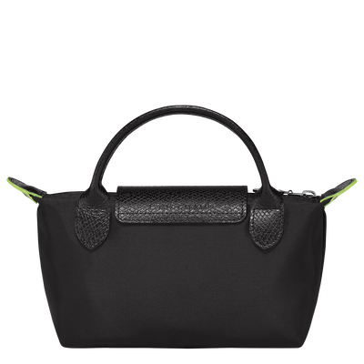 Le Pliage Green Pochette mit Henkel, Schwarz