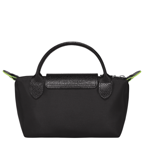 Le Pliage Green Pouch with handle Black - Recycled canvas (34175919001) in  2023