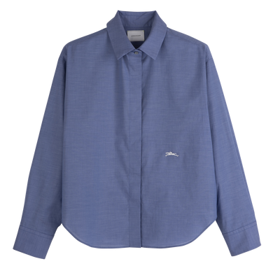 Shirt , Navy - Chambray