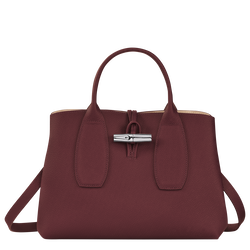 Longchamp LE PLIAGE CUIR TOP HANDLE BAG M (แอดไลน์ก่อนสั่งซื้อ