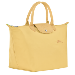 Le Pliage Green M Handbag , Wheat - Recycled canvas