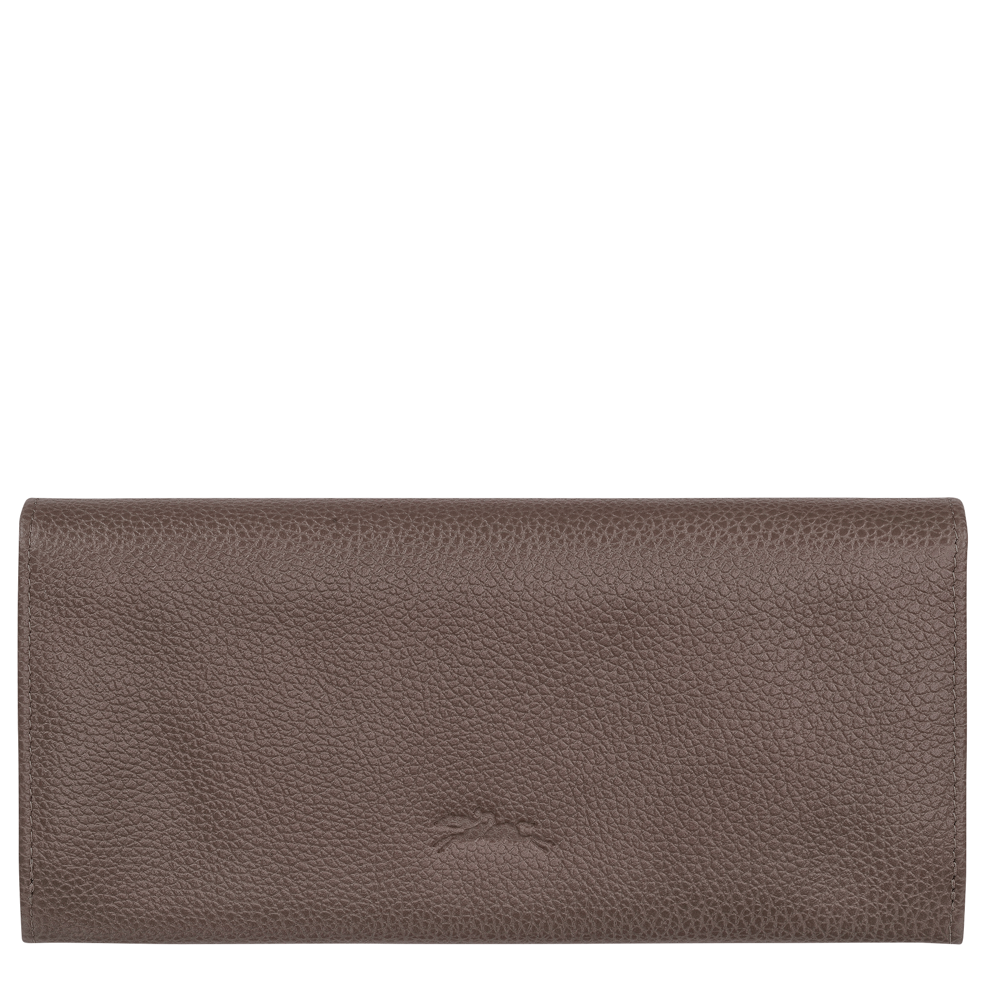 Le Foulonn&eacute; Long continental wallet, Taupe