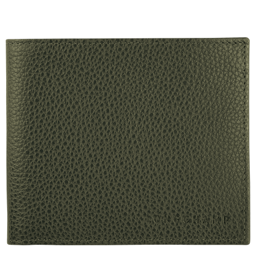 Le Foulonné Wallet , Khaki - Leather - View 1 of 3