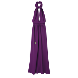 Robe longue , Crêpe - Violette