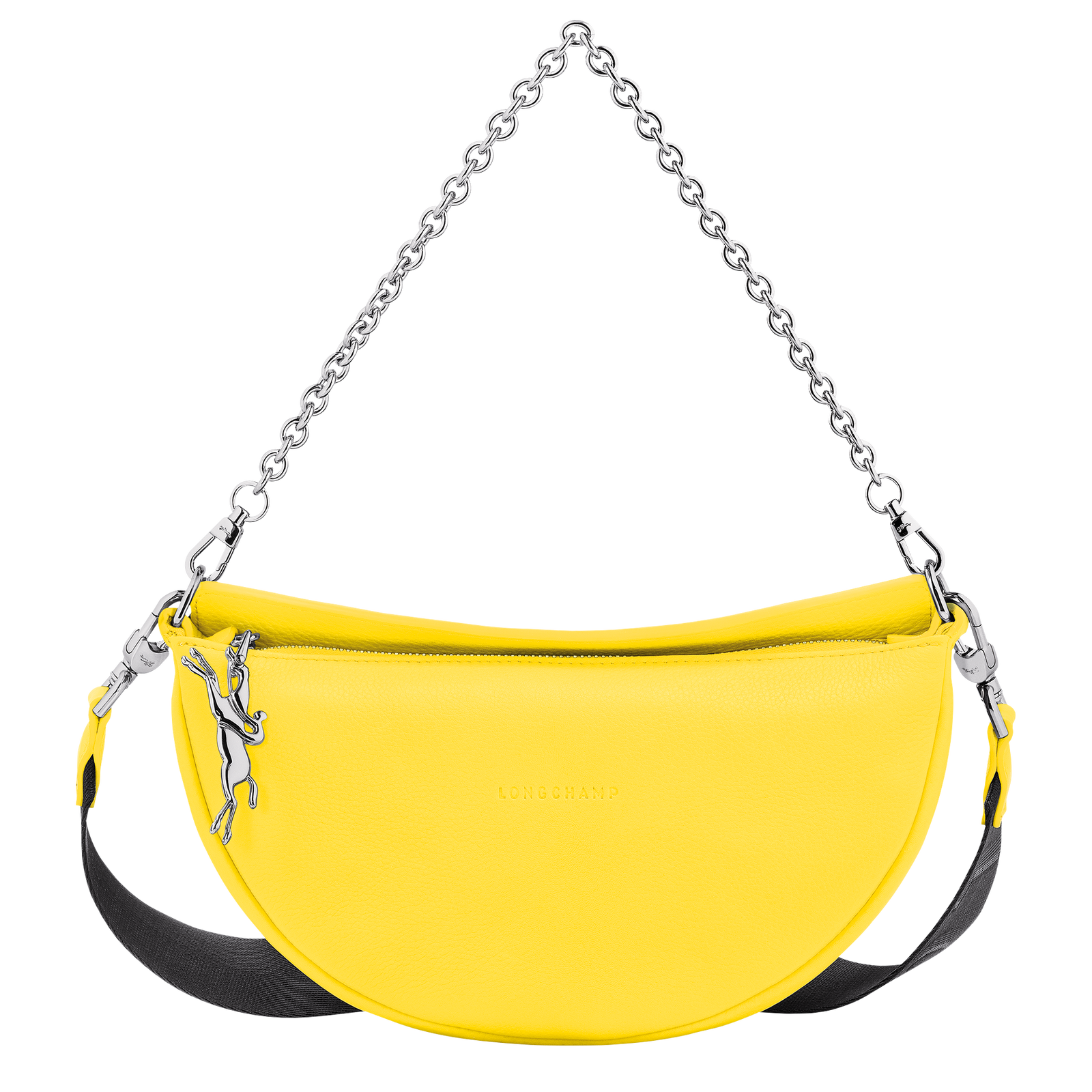 Smile S Crossbody bag Yellow Leather (10224HDS020) Longchamp MY