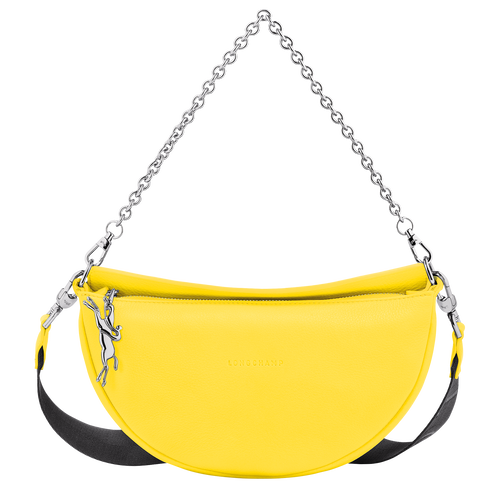 Smile S Crossbody bag , Yellow - Leather - View 1 of  7