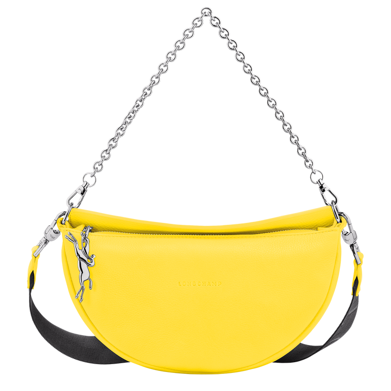 Smile S Crossbody bag , Yellow - Leather  - View 1 of  7
