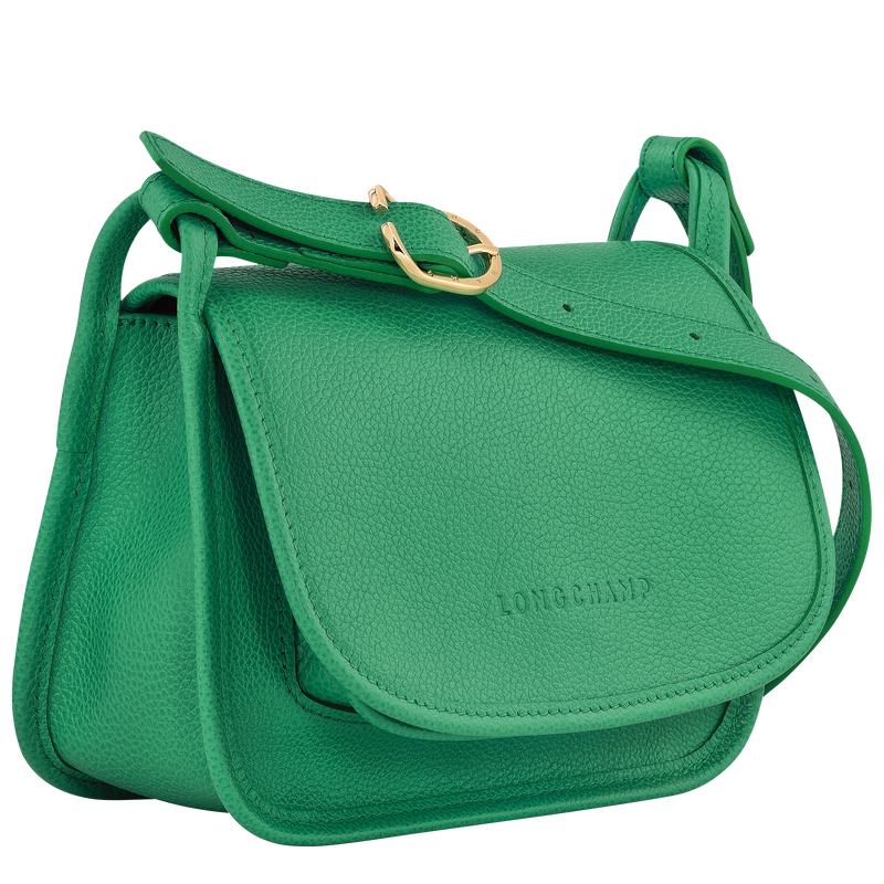 Le Foulonné S Crossbody bag , Green - Leather  - View 3 of  4
