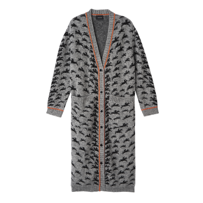 Long cardigan, Grey