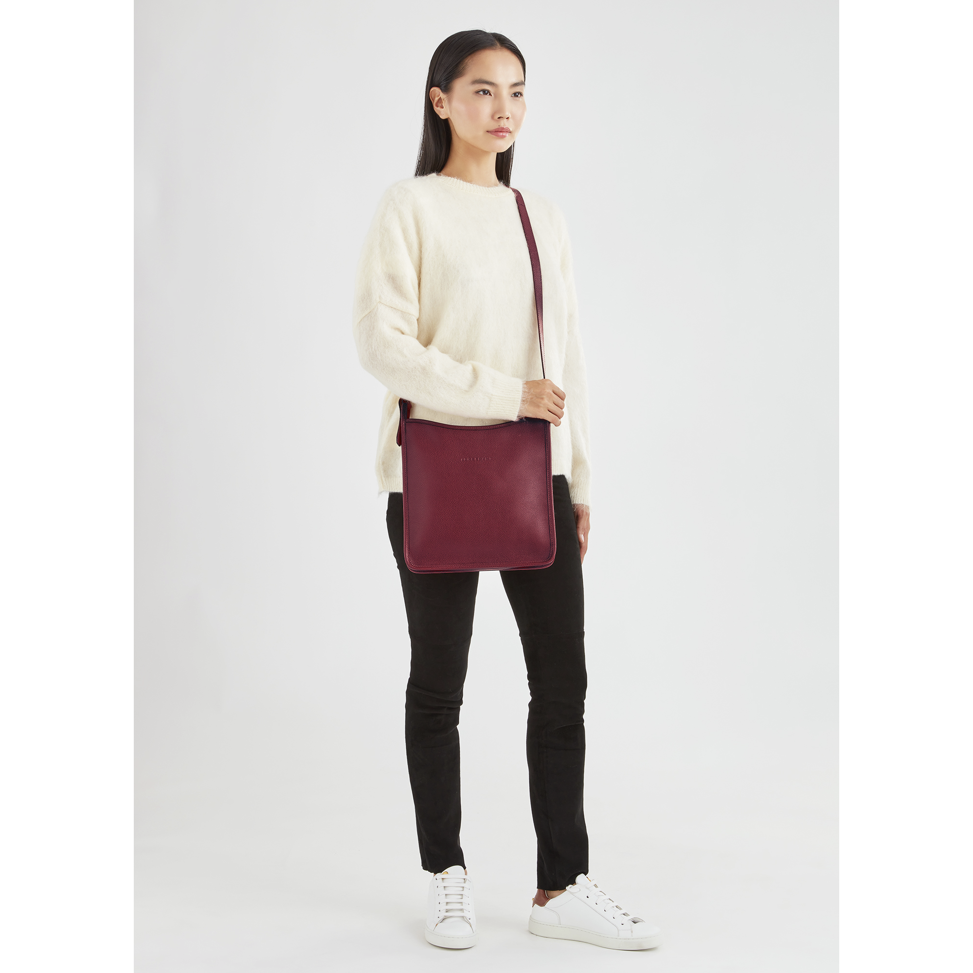 longchamp le foulonné crossbody bolsa