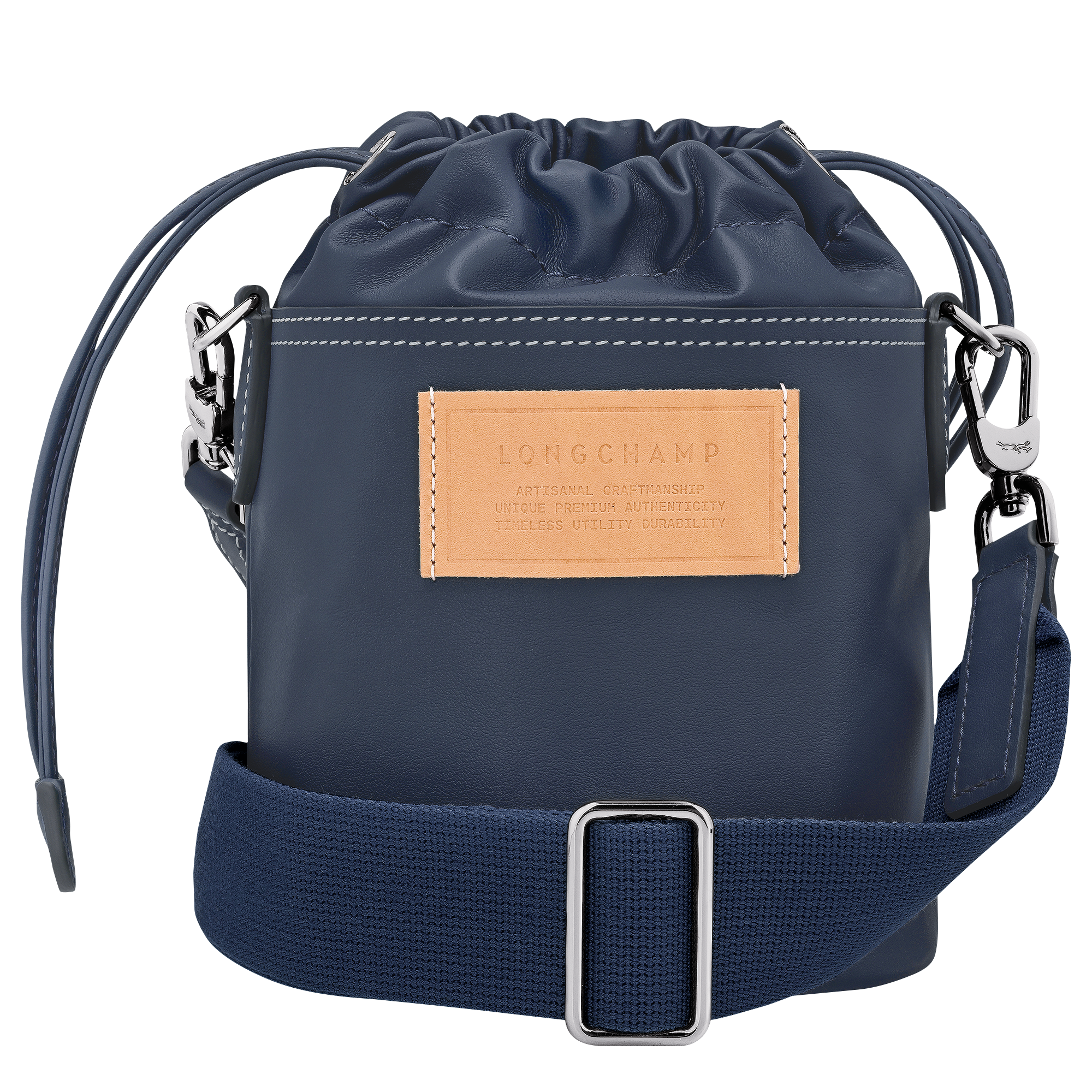 ショルダーバッグ・ポシェット Longchamp Paris Le Pliage Xtra Leather Bucket Bag Le Pliage Xtra XS Bucket bag Navy - Leather | Longchamp US