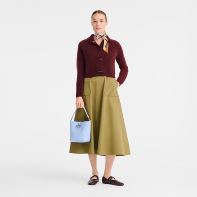 Le Roseau XS Bucket bag , Wave - Leather
