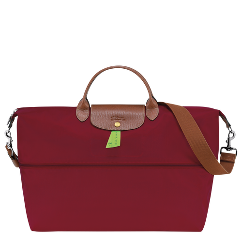 Le Pliage Original Travel bag expandable , Red - Recycled canvas - View 4 of  5