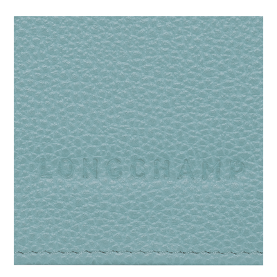 Le Foulonné Continental wallet, Eucalyptus