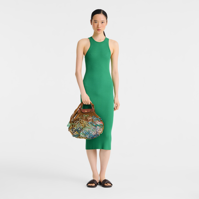 Netzbeutel L Le Pliage Collection , Canvas - Tabak