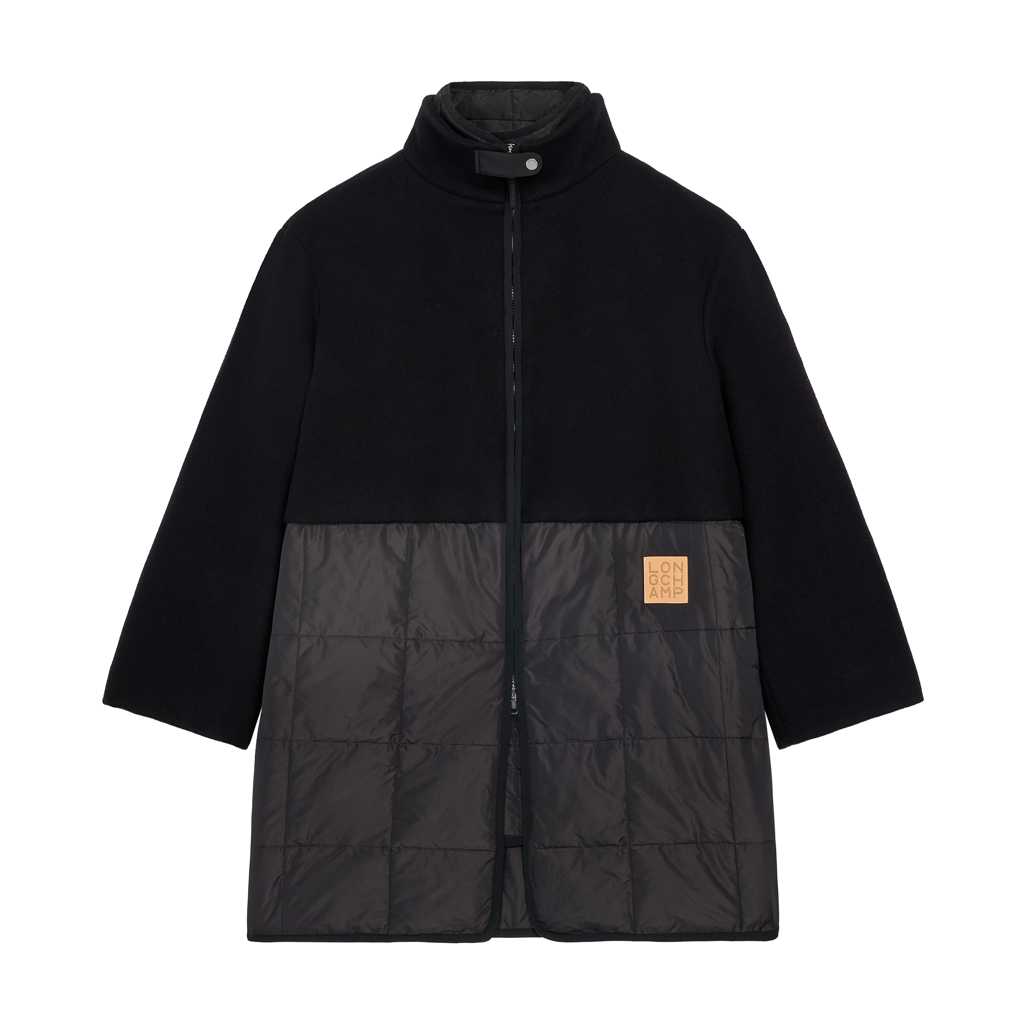null Coat, Black/Caramel