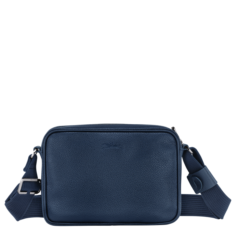 Le Foulonné S Camera bag , Navy - Leather  - View 4 of  4