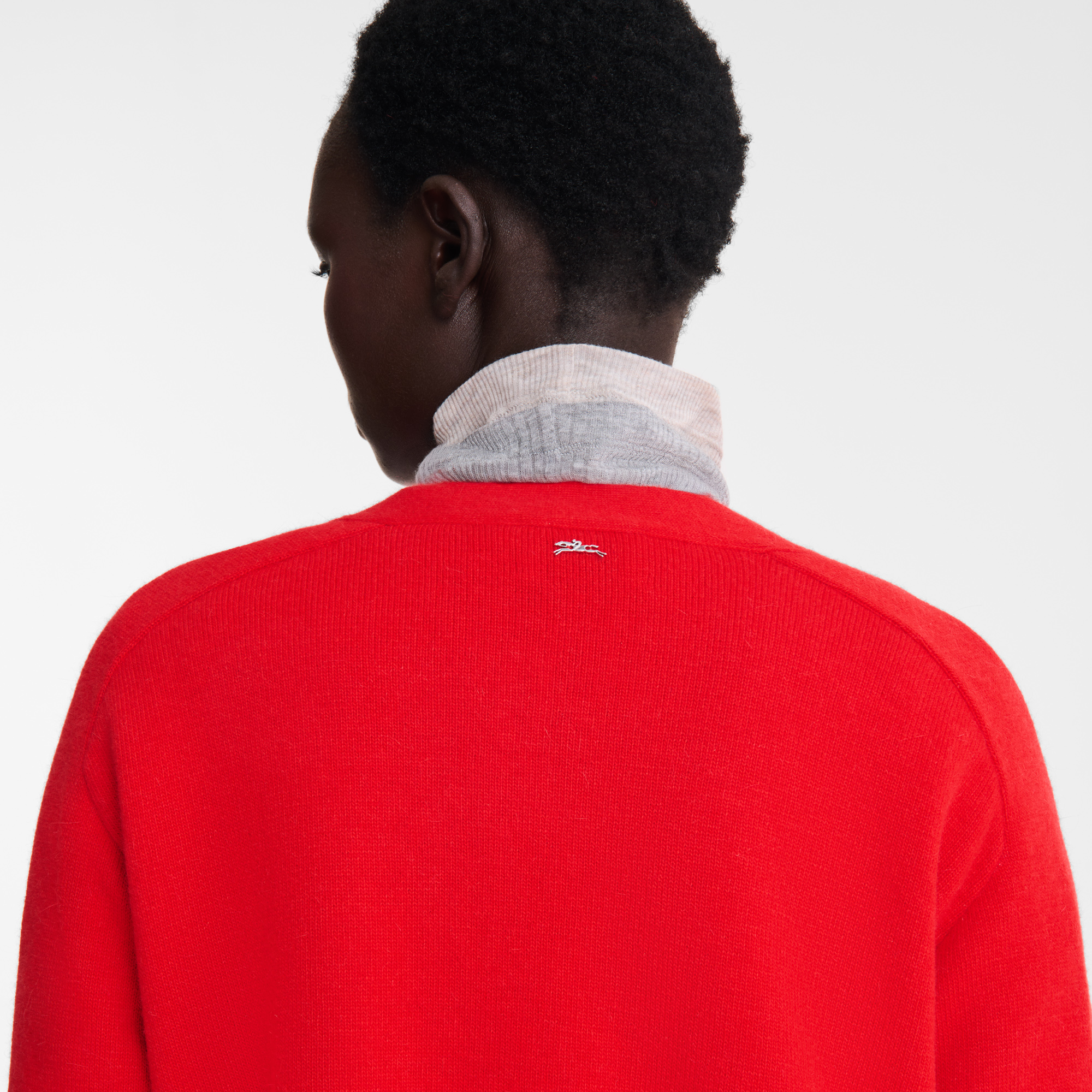 null Cardigan,  Rosso