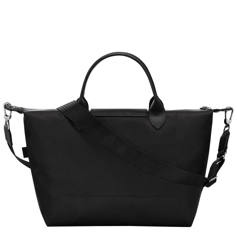 Le Pliage Energy L Handbag , Black - Recycled canvas  - View 4 of  6