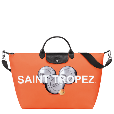 Sac de voyage L Le Pliage Du Monde , Toile - Orange