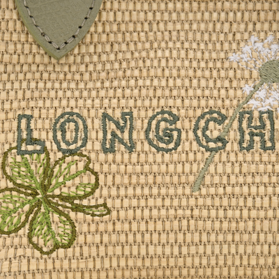 Le Pliage Collection Bolsa cesta XS, Verde Almendra