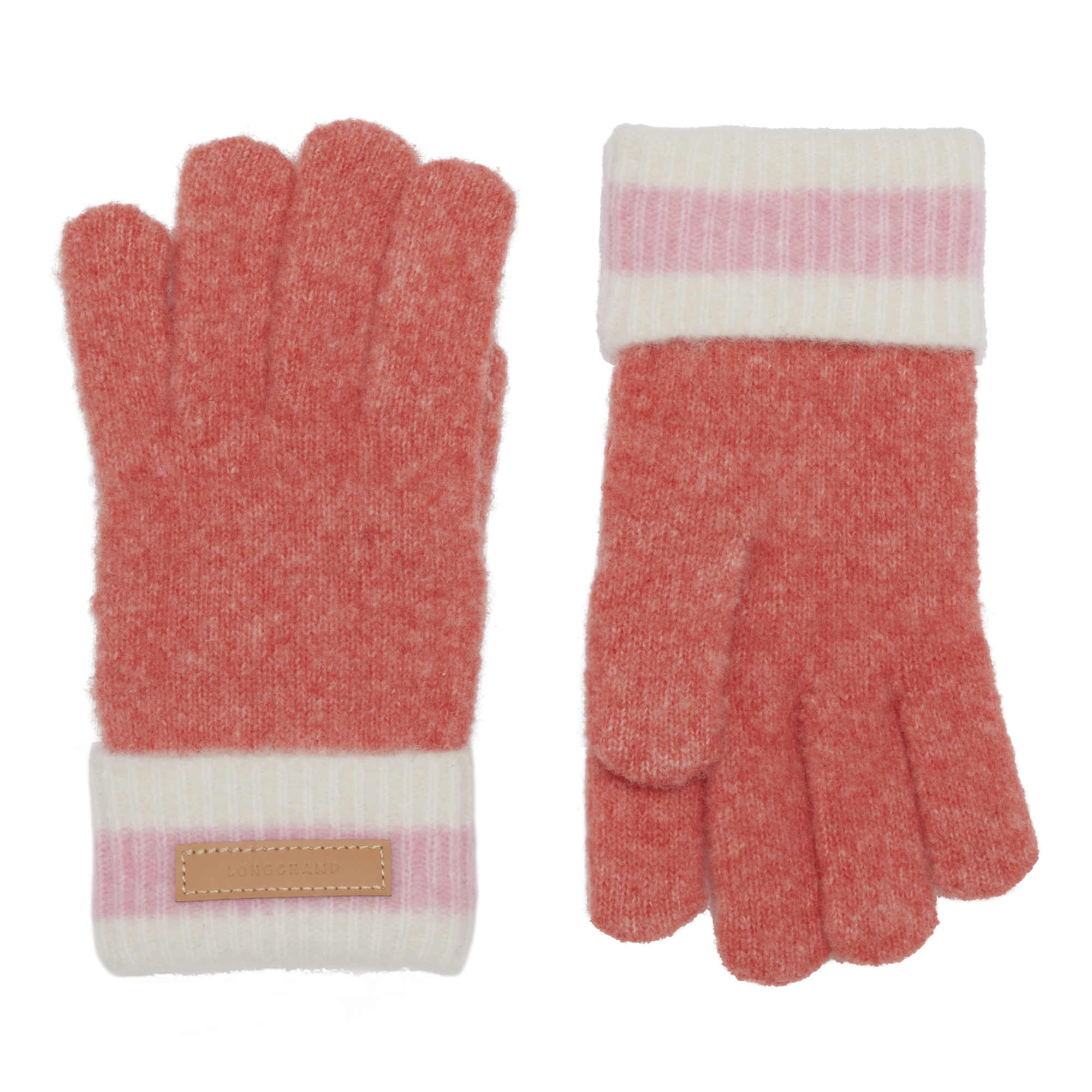 null Guantes, Coral/rosa