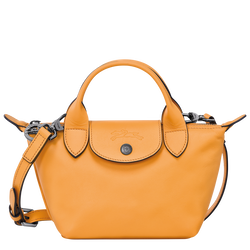 Handtasche XS Le Pliage Xtra , Leder - Apricot