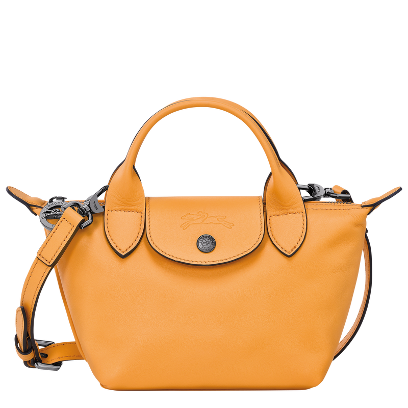 Handtasche XS Le Pliage Xtra , Leder - Apricot  - Ansicht 1 von 5