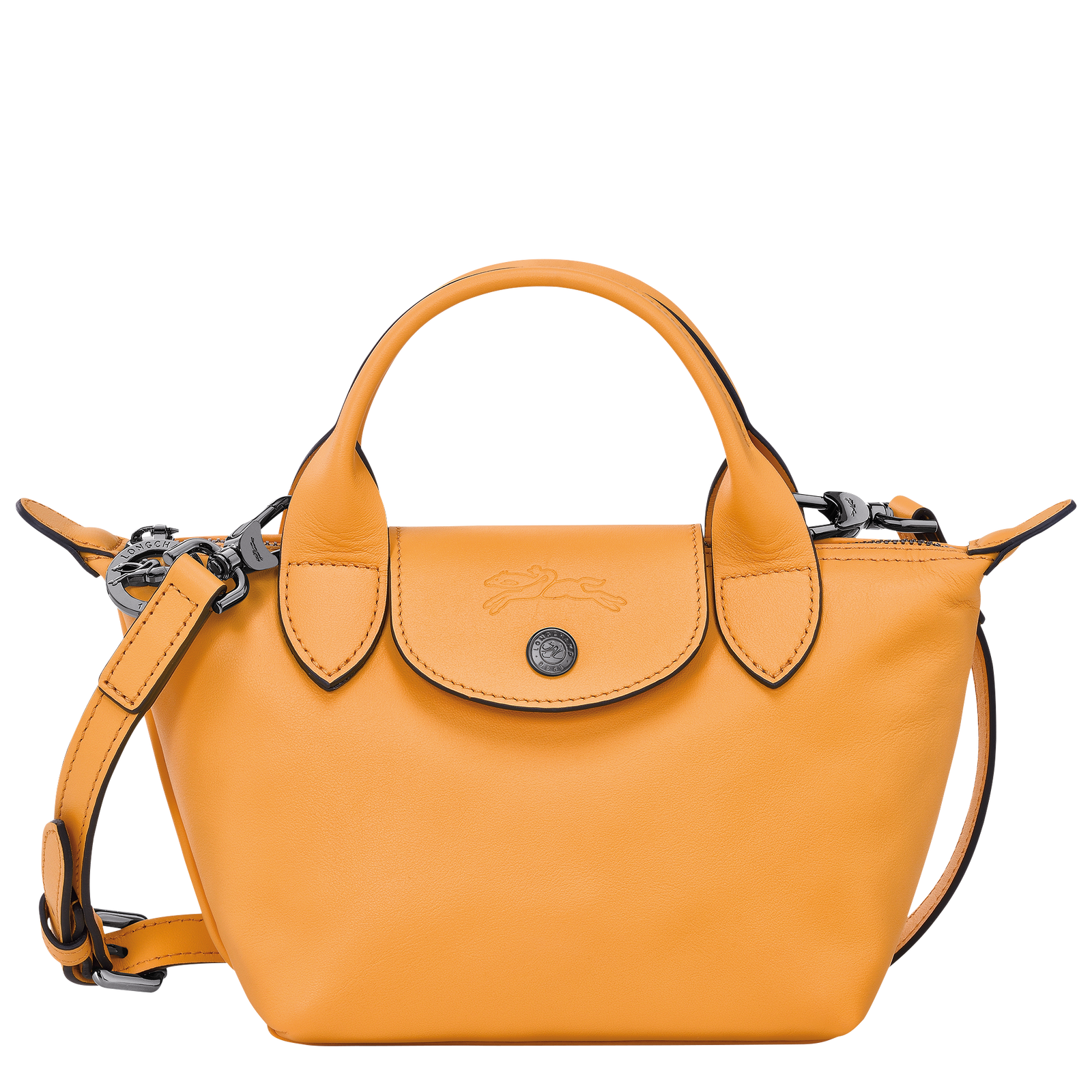Longchamp le best sale pliage mini leather