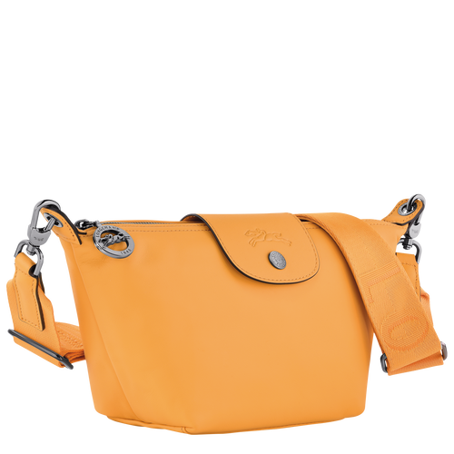Le Pliage Xtra XS Crossbody bag , Apricot - Leather - View 3 of  6
