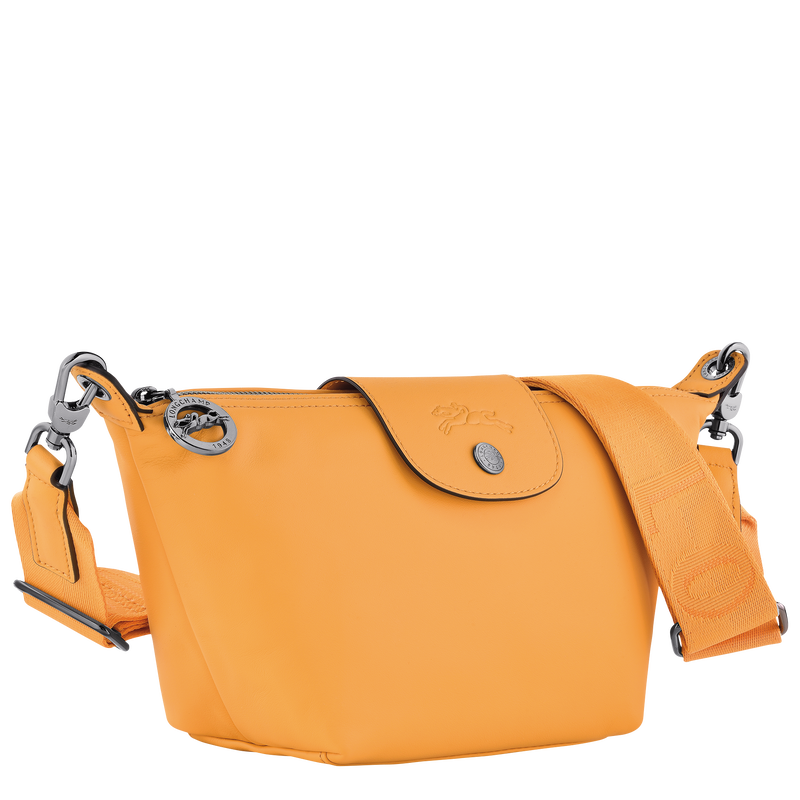Le Pliage Xtra XS Crossbody bag , Apricot - Leather  - View 3 of  6