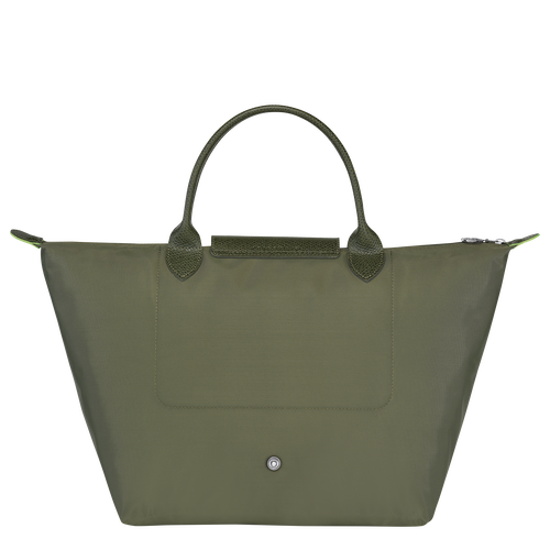 Handtasche M Le Pliage Green , Recyceltes Canvas - Fichte - Ansicht 4 von 6